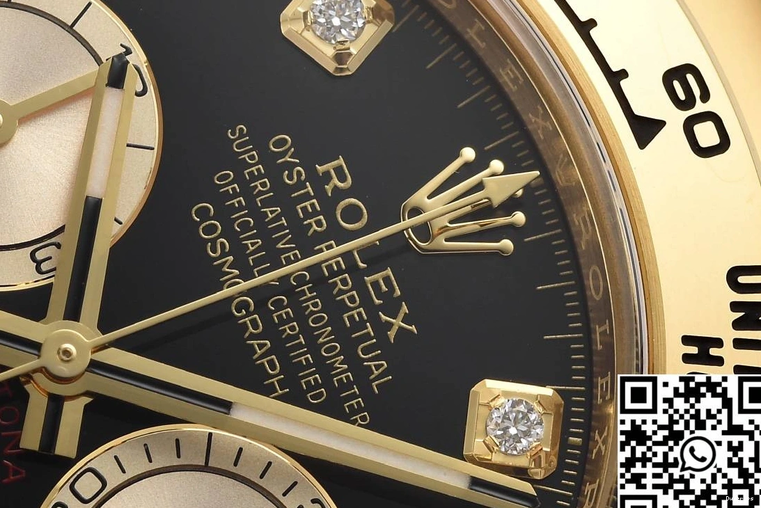 Hourmarker Clean Daytona M126508 Cosmograph Factory Gold Bezel Rolex Diamond 0112